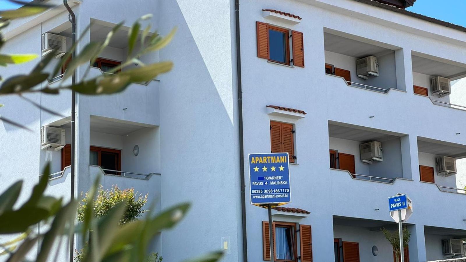 מאלינסקה Apartments Kvarner מראה חיצוני תמונה